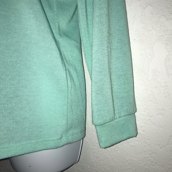 Tobi Backless Mint Green Knit Top S - Picture 5 of 8